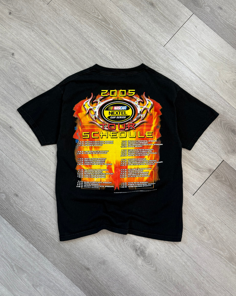 Vintage '05 NASCAR Nextel Cup Series Tour Schedule T-Shirt - Size M