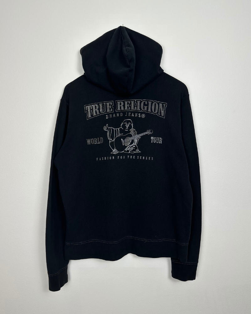 
                  
                    Vintage True Religion Zip-Up Hoodie - Size XL
                  
                