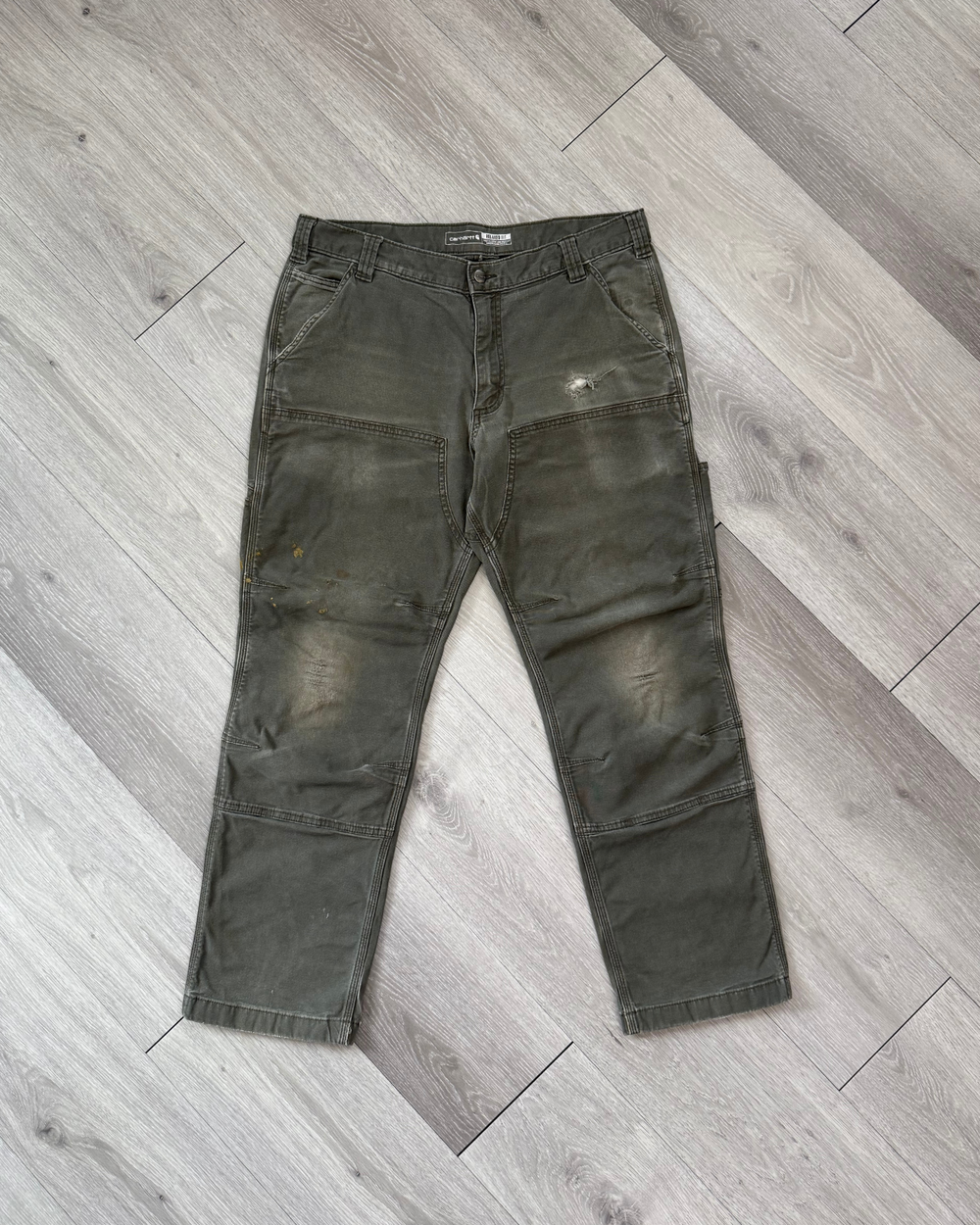 Carhartt Distressed Double Knee Utility Work Pants - Size 36x29