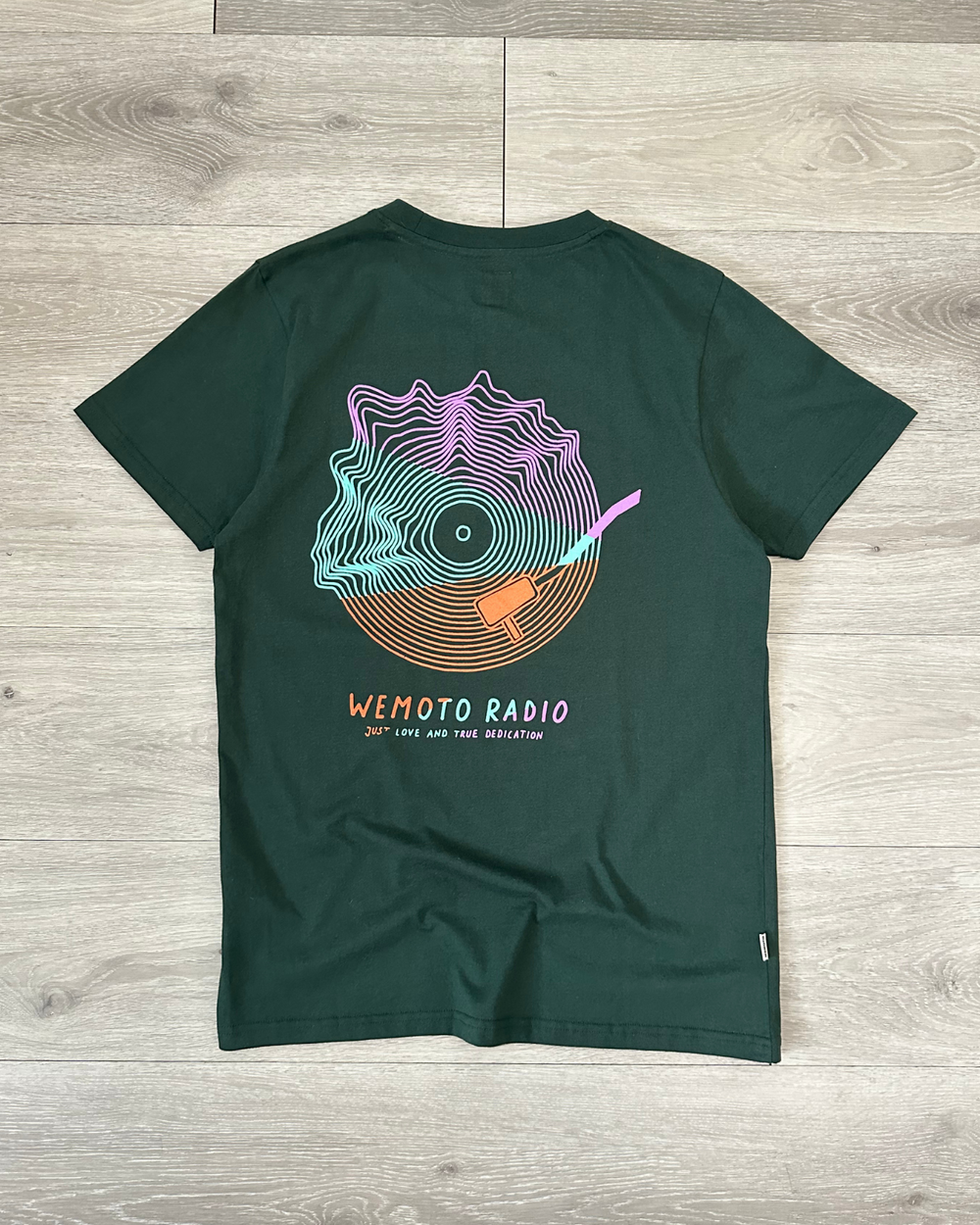 Sample NWT Wemoto Record Tee / Green