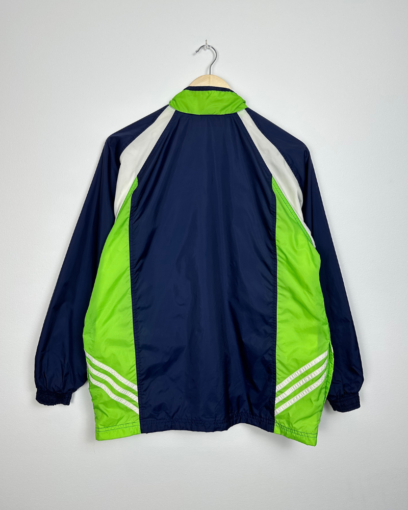 Green adidas windbreaker jacket sales