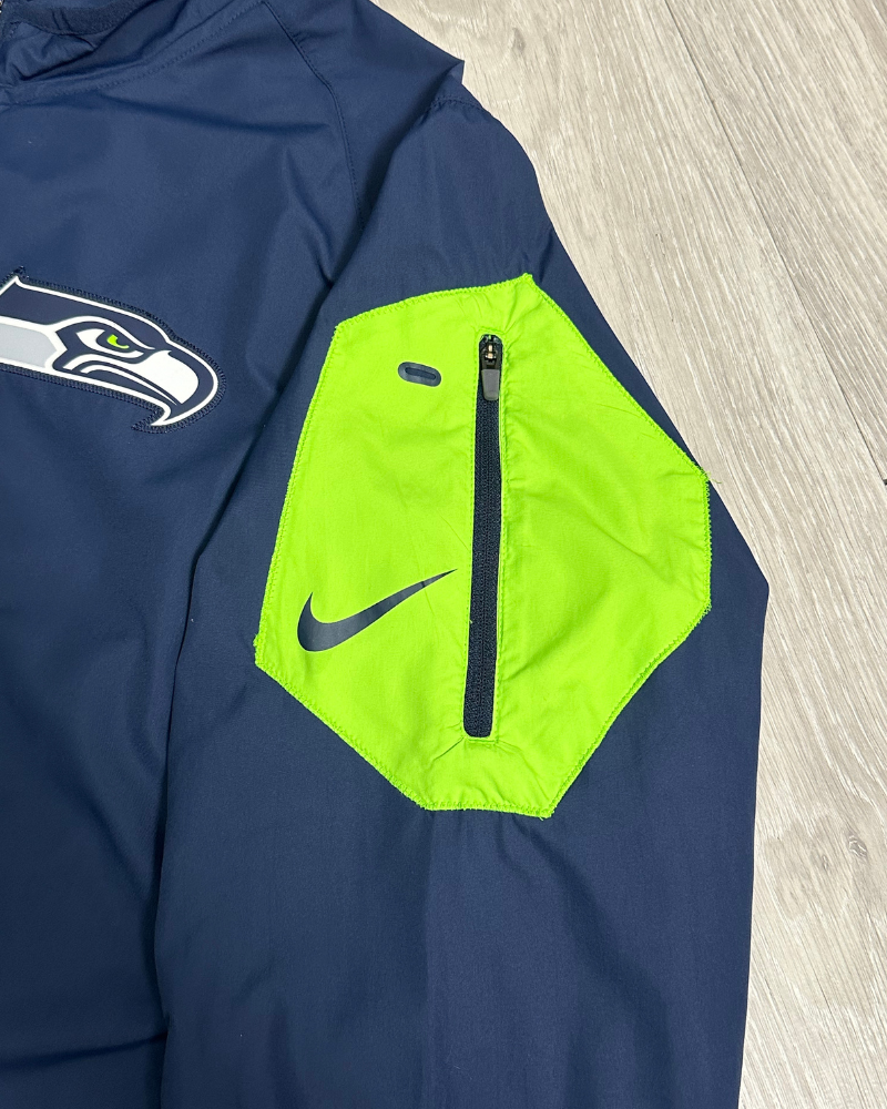 
                  
                    Nike Seattle Seahawks 1/2 Zip Windbreaker - Size S
                  
                