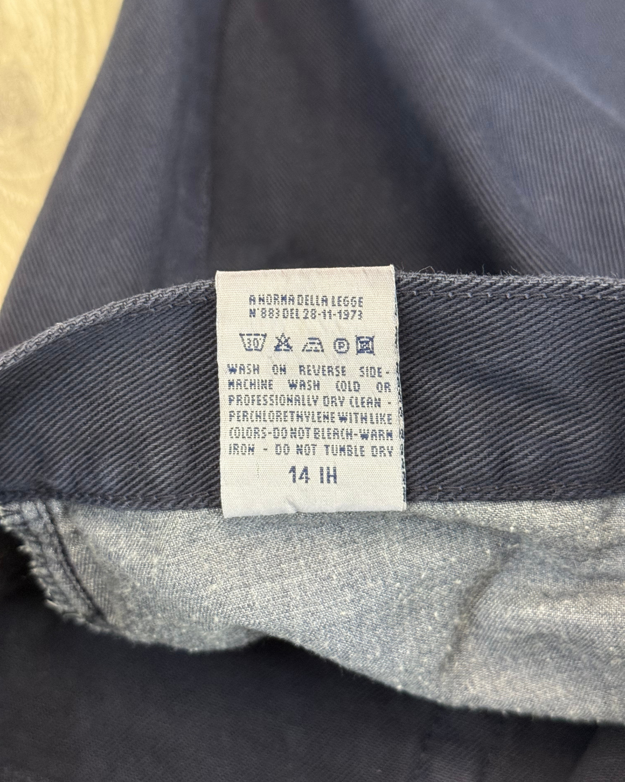 
                  
                    Vintage Versace Jeans Couture Navy Blue Jeans - Size 38x32
                  
                