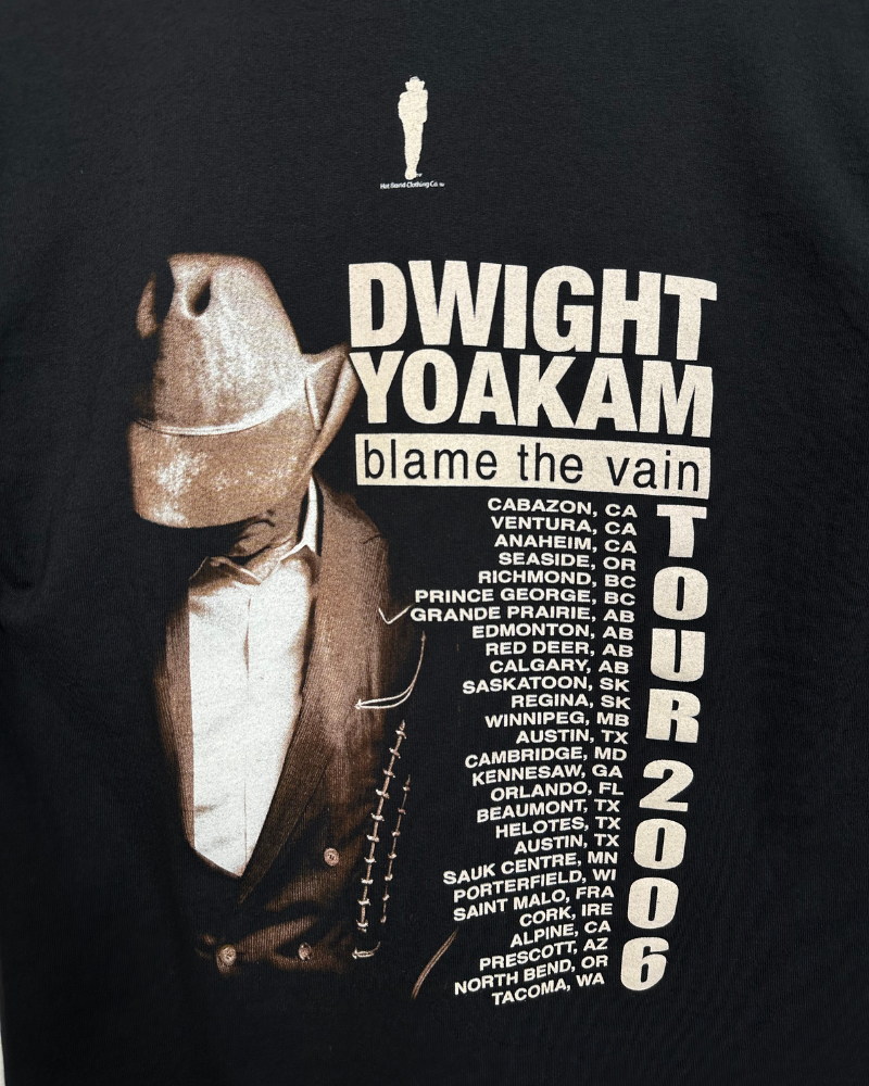 
                  
                    Vintage '06 Dwight Yoakam Blame The Vain Tour T-Shirt - Size S
                  
                