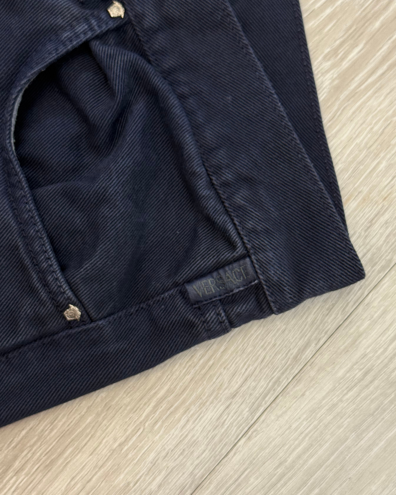 
                  
                    Vintage Versace Jeans Couture Navy Blue Jeans - Size 38x32
                  
                