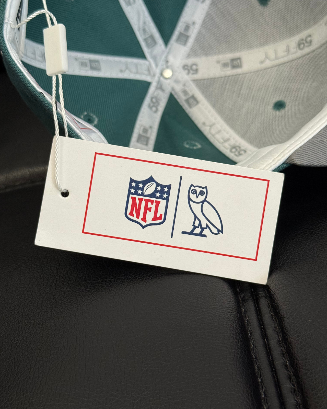 
                  
                    NWT - October's Very Own OVO x New Era x NFL Philadelphia Eagles Fitted Hat - Size 7 1/4
                  
                