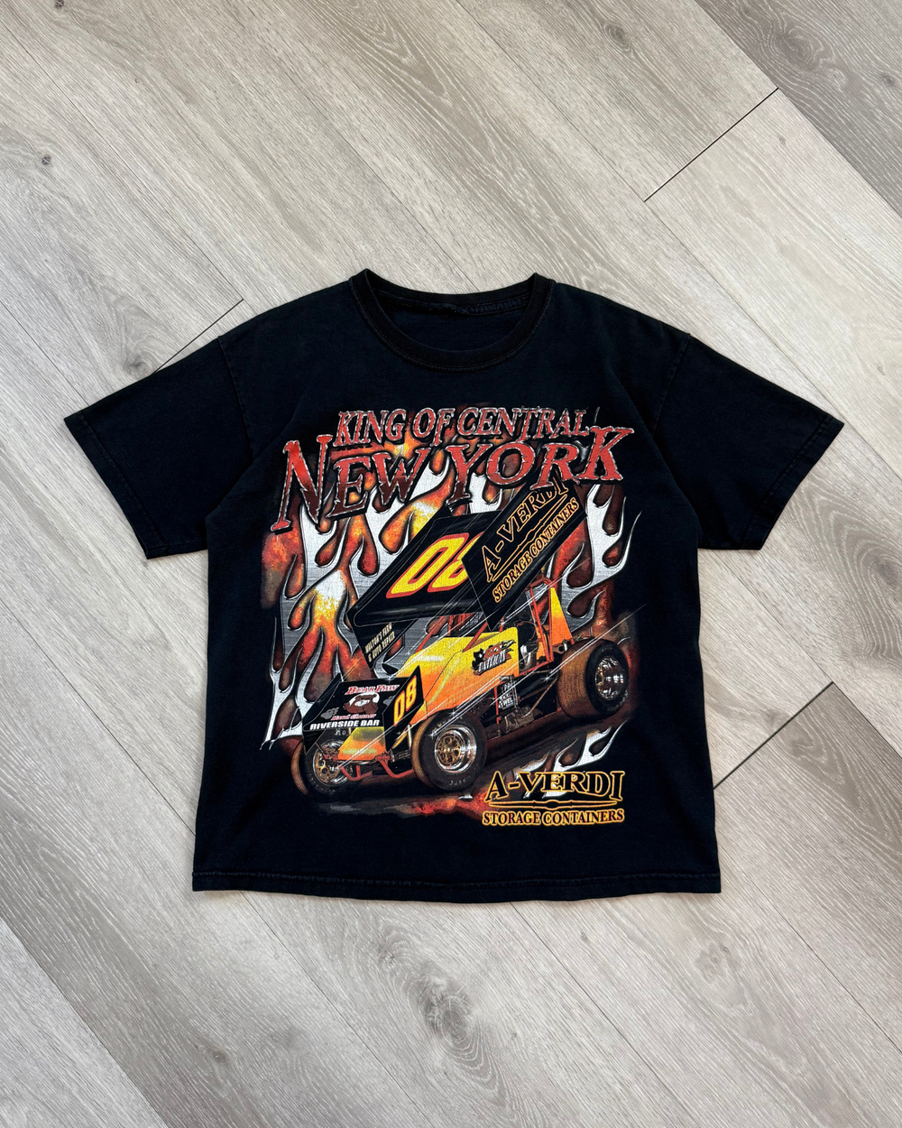 Rare '08 King of Central New York Sprint Car T-Shirt - Size S