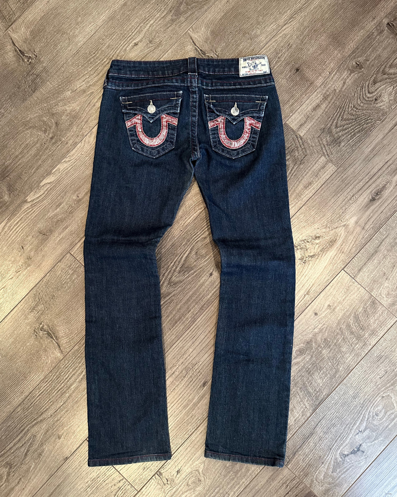 Vintage True Religion Straight Women's Jeans - Size 28x29