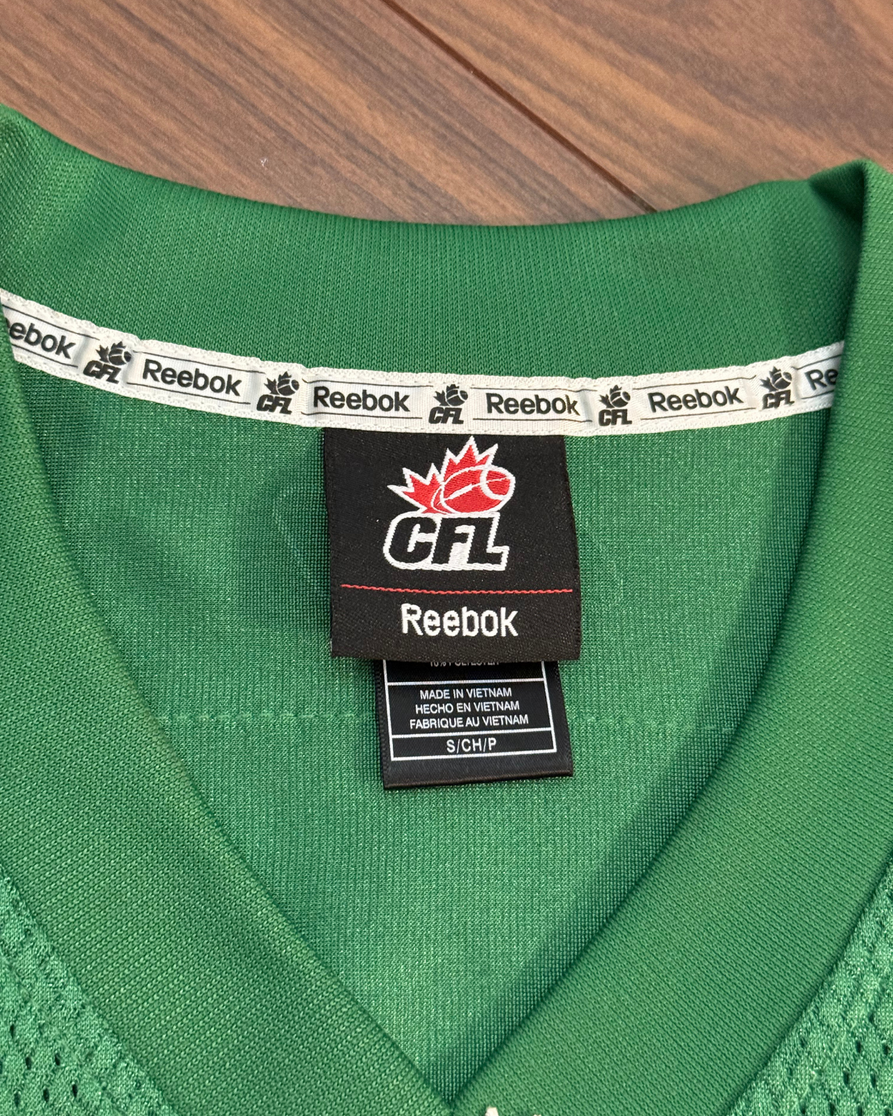 
                  
                    '11 Reebok Saskatchewan Rough Riders CFL Blank Football Jersey - Size S
                  
                