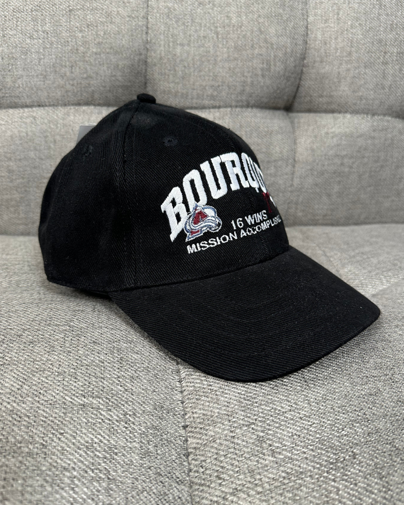 
                  
                    New - Vintage Ray Bourque Colorado Avalanche NHL Stanley Cup Strap Back Cap Hat
                  
                