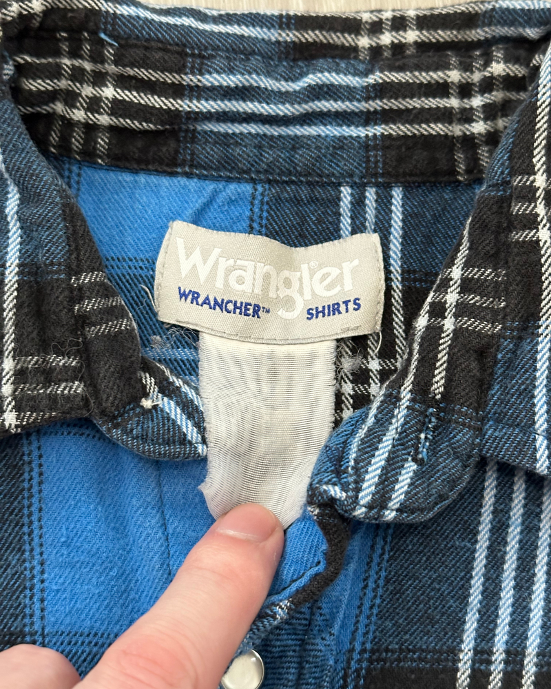 
                  
                    Vintage Wrangler Pearl-Snap Plaid Flannel - Size S
                  
                