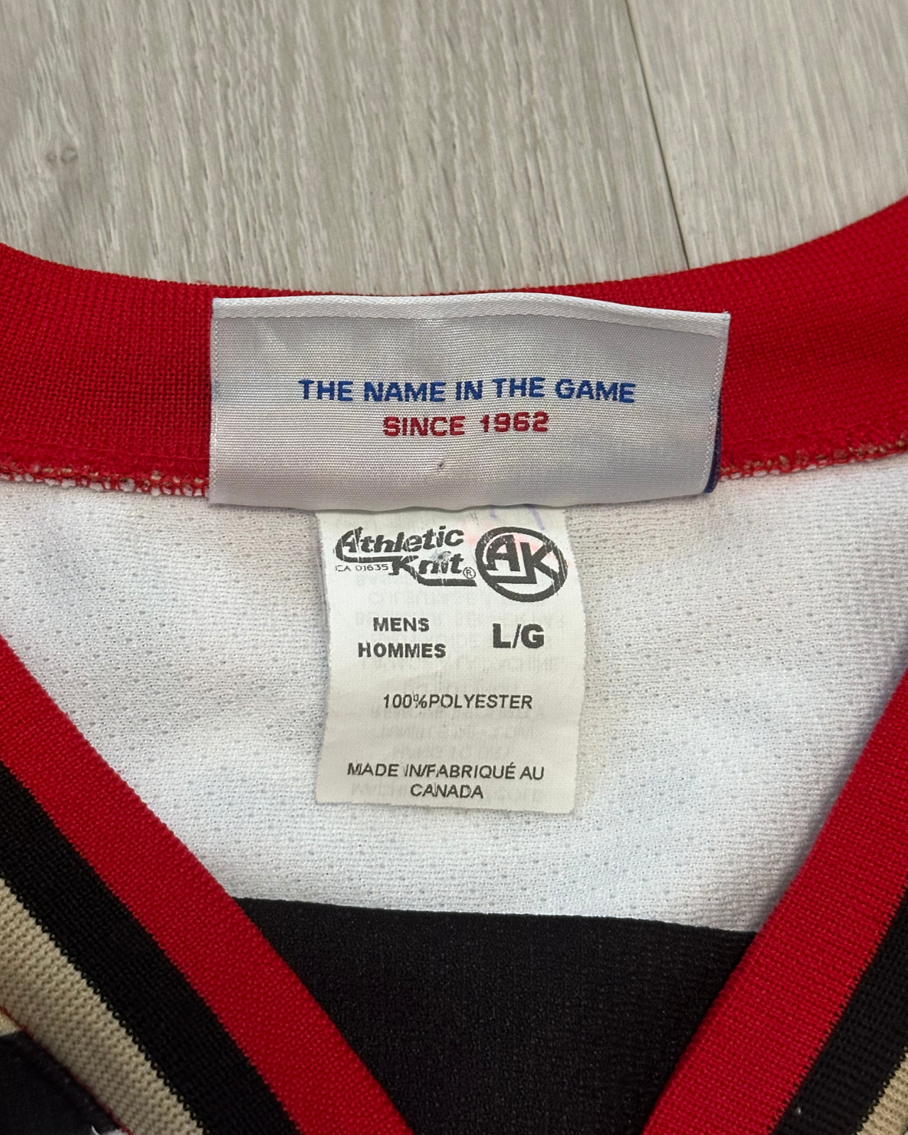 
                  
                    Athletic Knit Ladners Hockey Jersey - Size L
                  
                