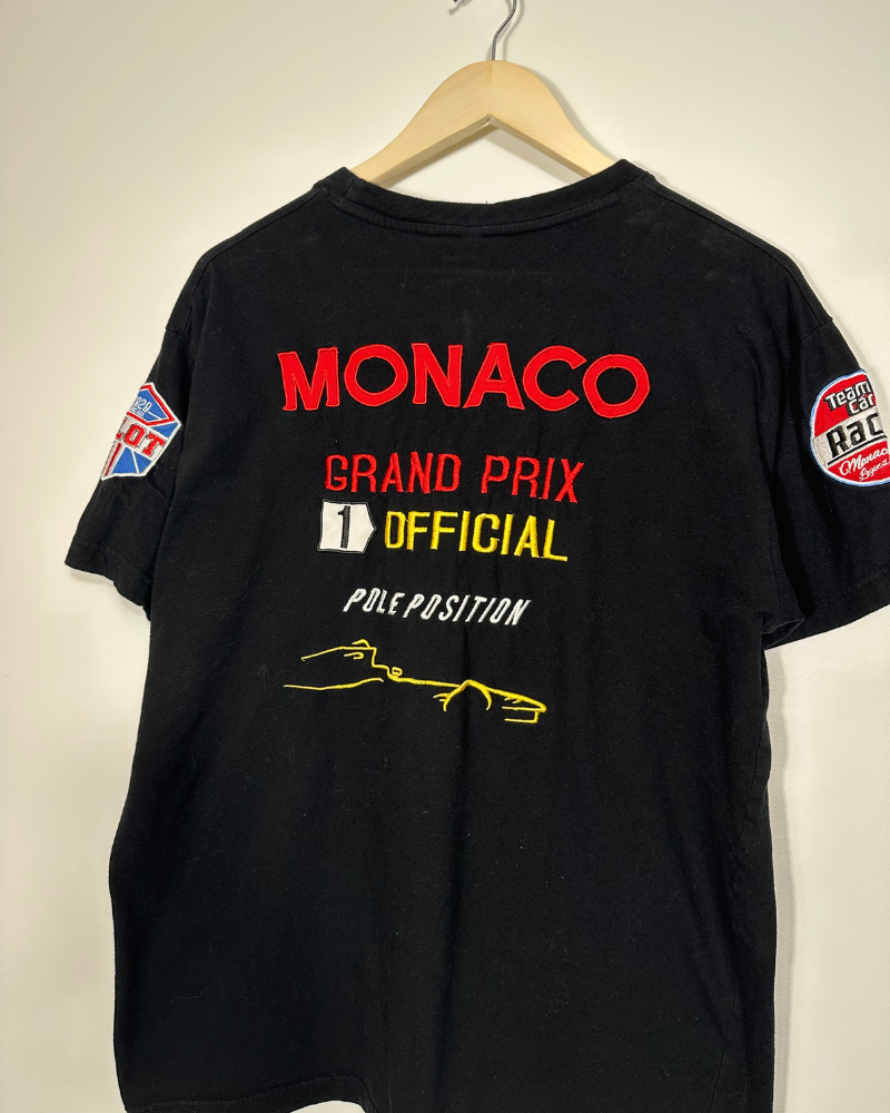 
                  
                    Vintage Monaco Grand Prix Racing Patch T-Shirt - Size XL
                  
                