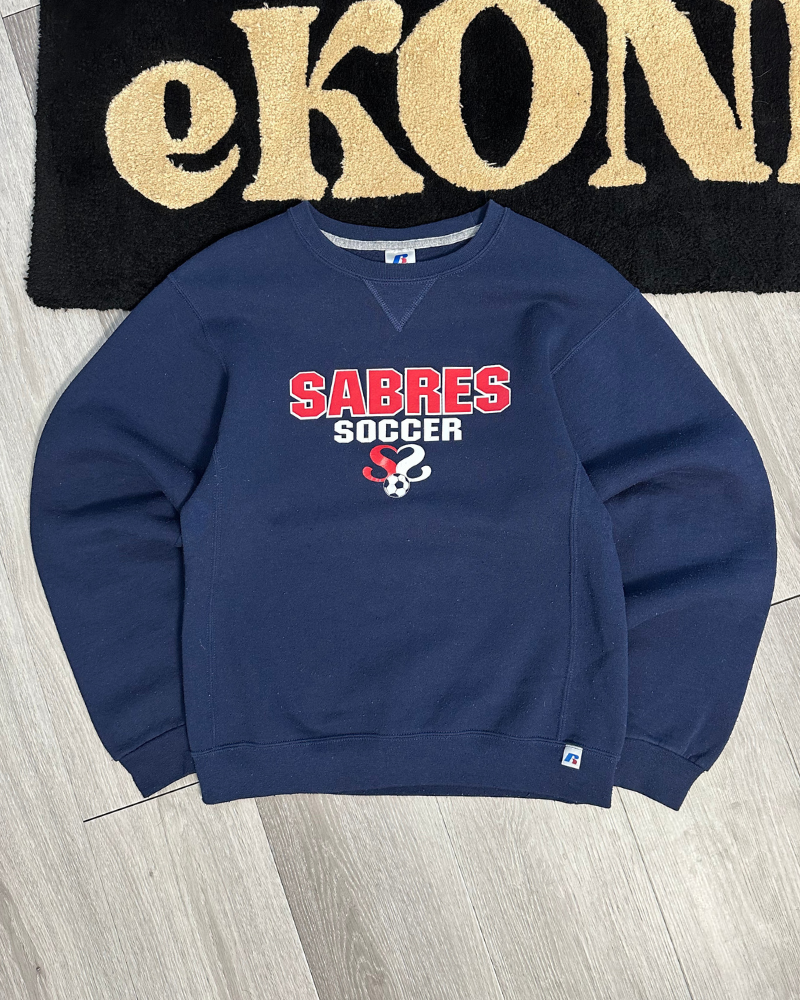 Vintage Russell Athletic Sabres Soccer Sweatshirt - Size S