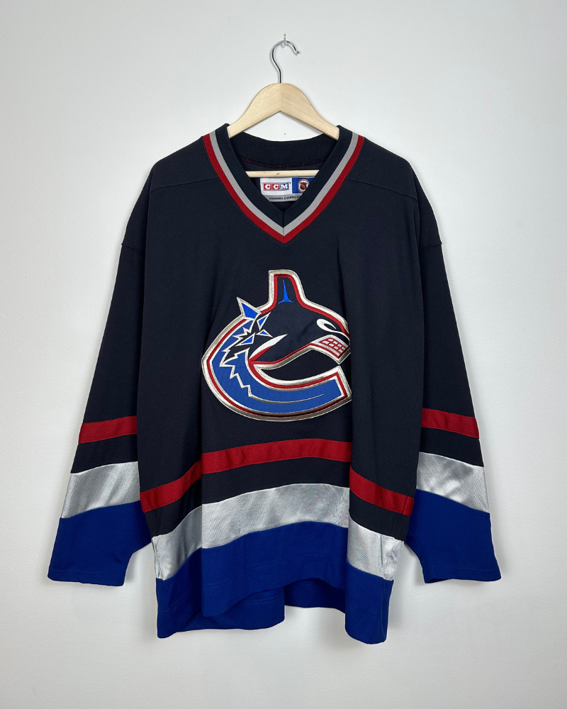 
                  
                    Vintage CCM Vancouver Canucks NHL Blank Jersey - Size XXL
                  
                