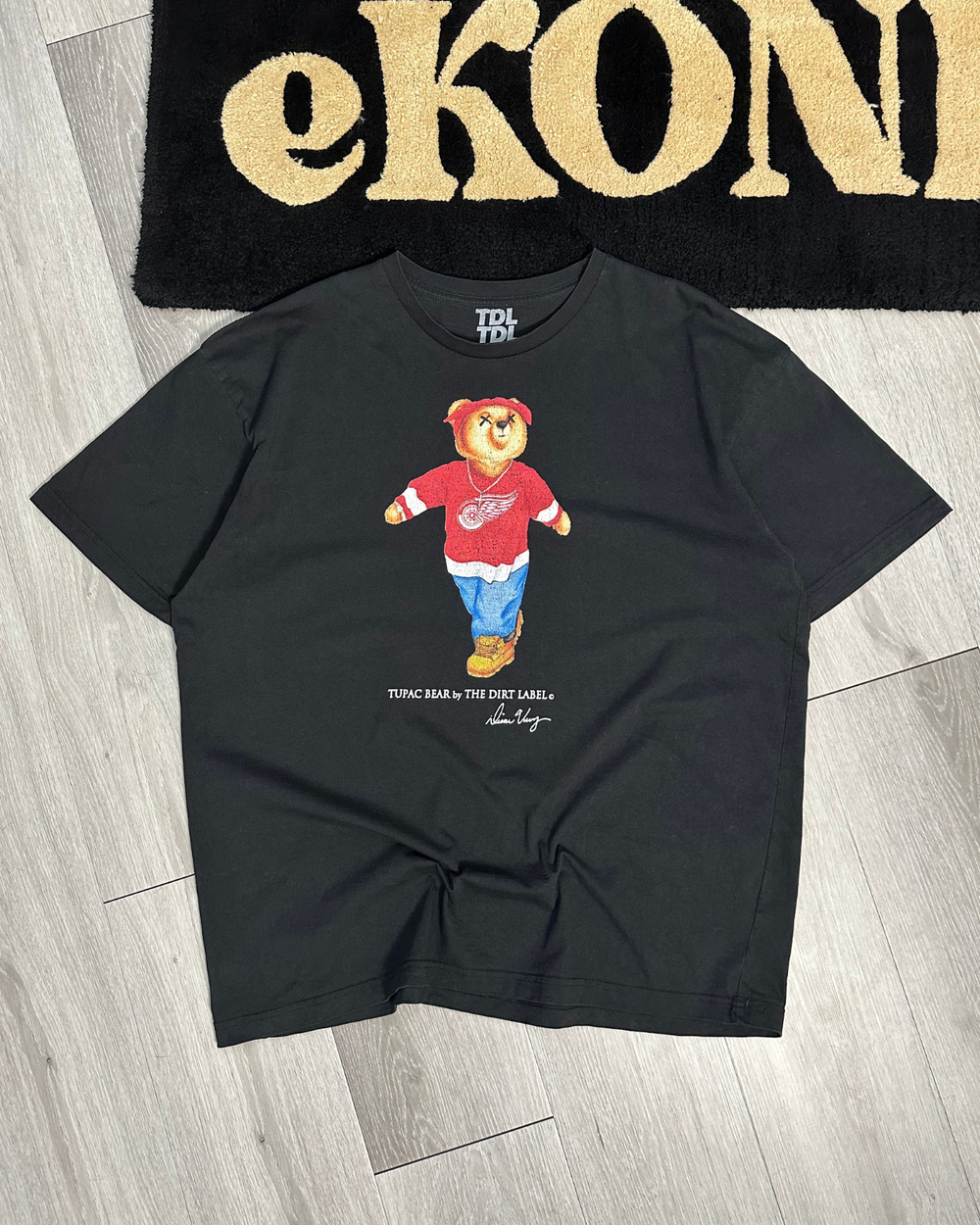 The Dirt Label Tupac Bear T-Shirt - Size XXL