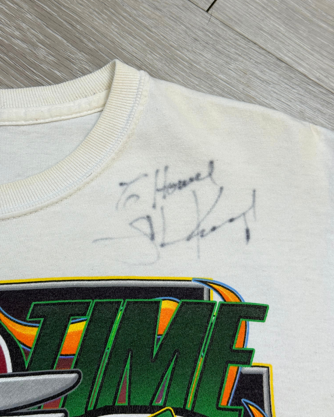 
                  
                    Rare '08 Signed Steve Kinser World Of Outlaws Champion Sprint Car Racing T-Shirt - Size S
                  
                