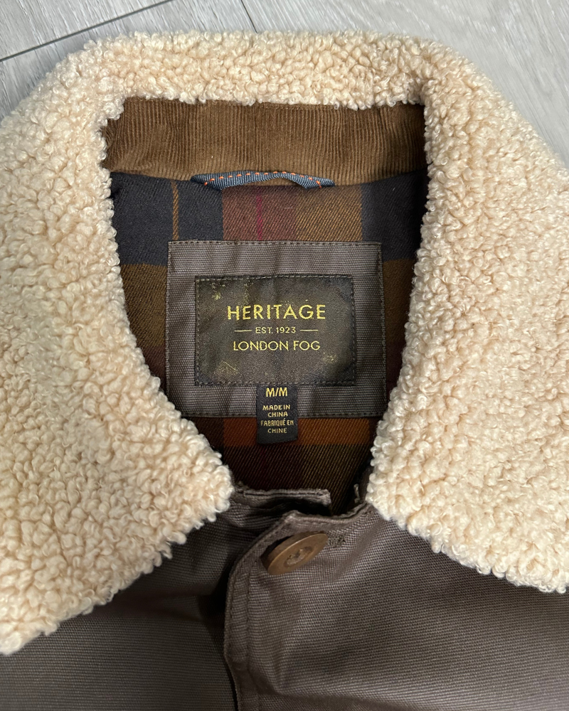 Vintage Heritage London Fog Sherpa Collar Jacket Size M eKONIQ