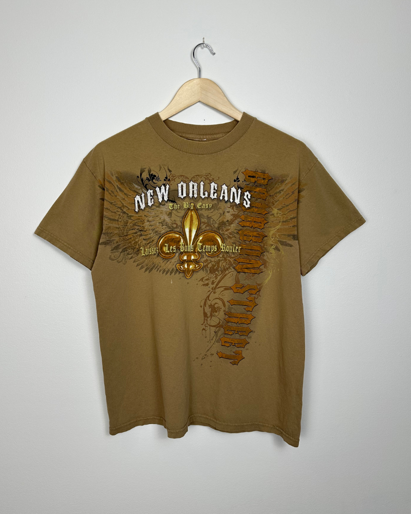 
                  
                    Vintage Y2K Affliction-Style New Orleans Bourbon Street T-Shirt - Size M
                  
                