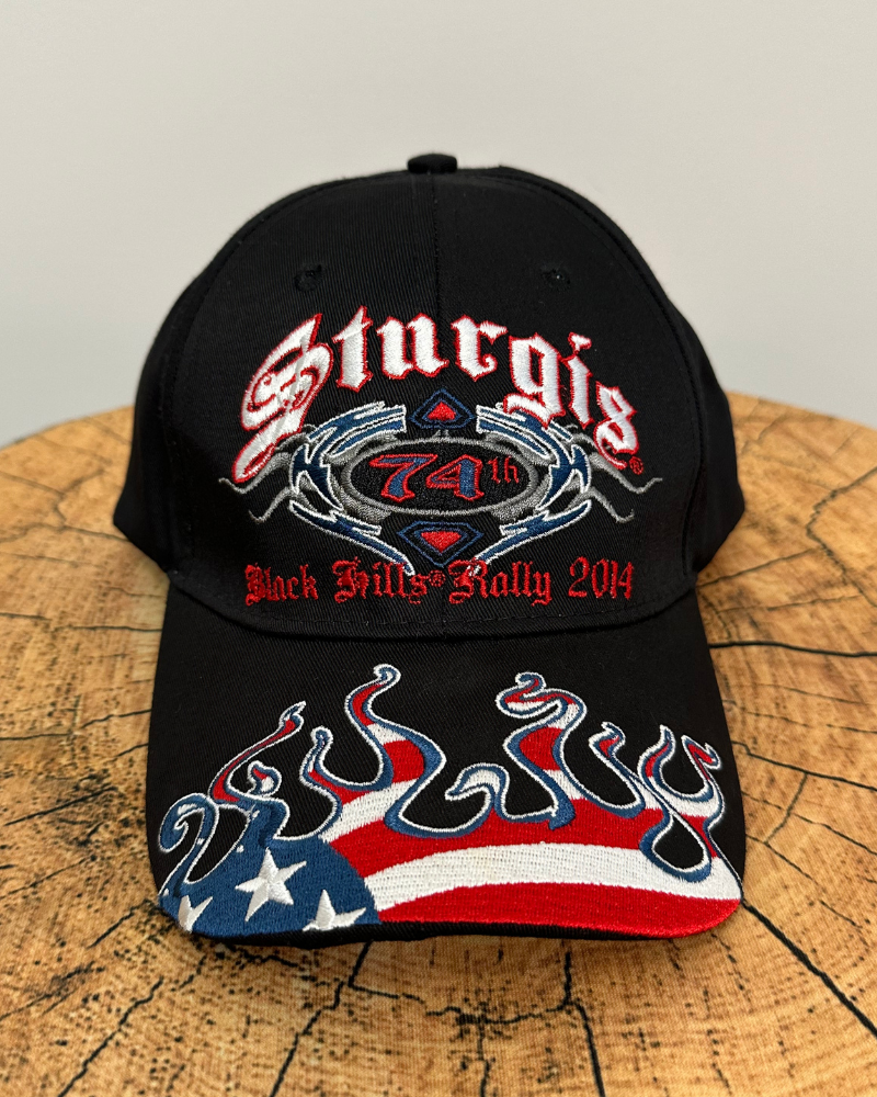 
                  
                    New - Sturgis 74th Black Hills South Dakota Motorcycle Rally '14 Strap Back Cap Hat
                  
                