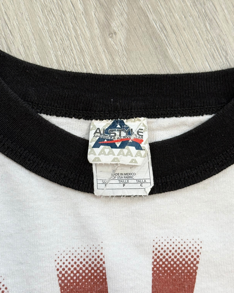 
                  
                    Vintage KISS Hotter Than Hell Raglan 3/4 Sleeve Shirt - Size S
                  
                