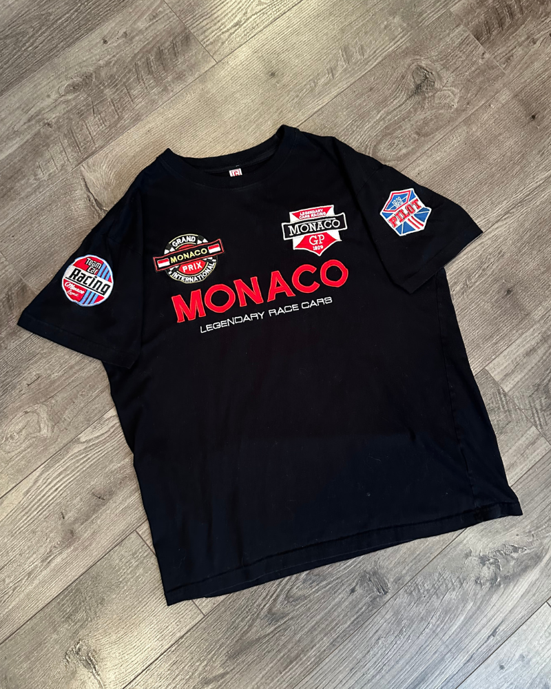 
                  
                    Vintage Monaco Grand Prix Racing Patch T-Shirt - Size XL
                  
                