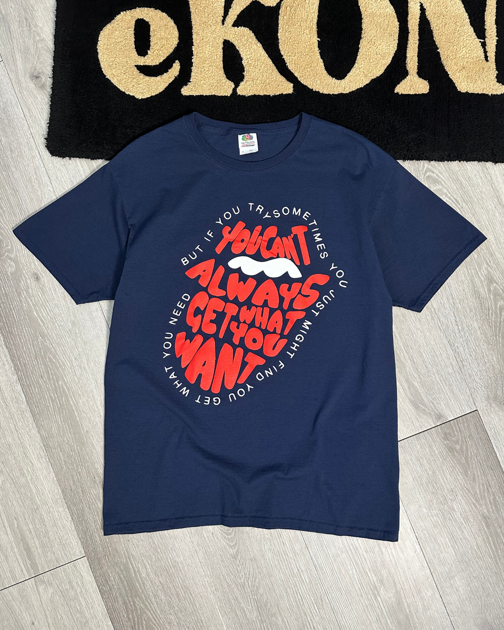 Rolling Stones You can't Always Get What You Want T-Shirt - Size L