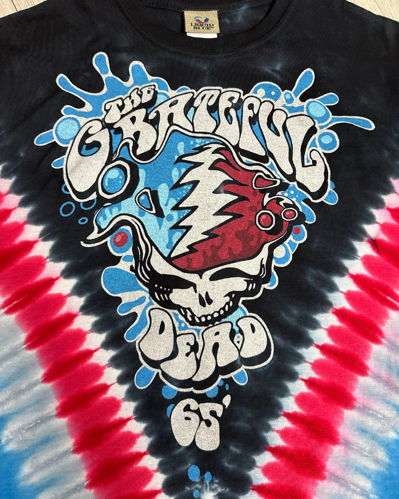 
                  
                    Vintage Grateful Dead '65 Liquid Blue Tie-Dye T-Shirt - Size M
                  
                