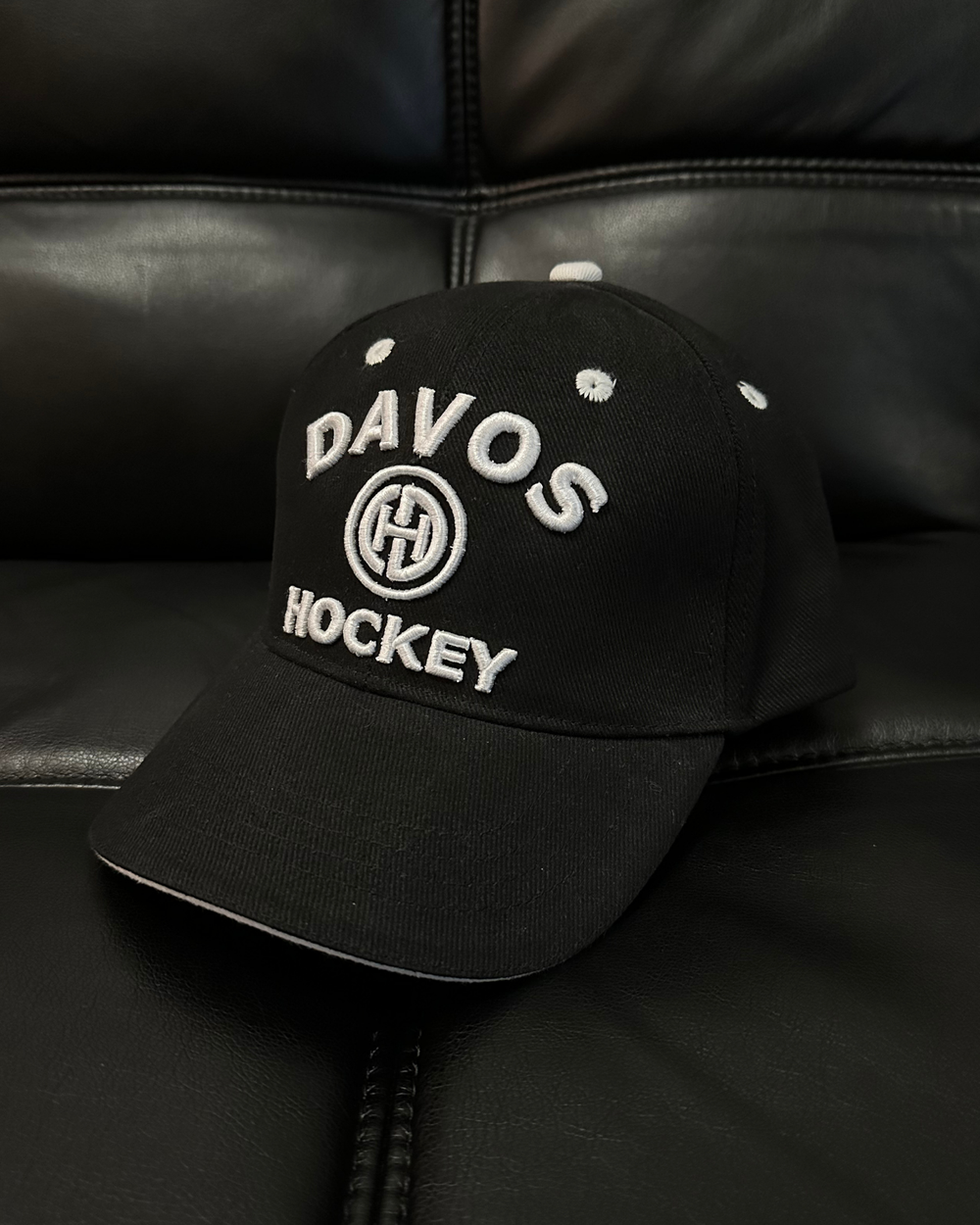 Rare HC Davos Hockey Strap Back Hat