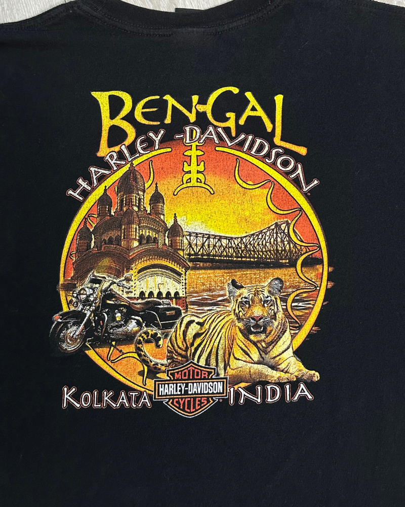 
                  
                    Rare '14 Harley Davidson Scott Jacobs Limited Edition Bengal Kolkata India T-Shirt - Size XL
                  
                