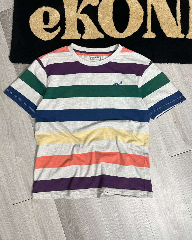
                  
                    Guess Originals Rainbow Large Striped T-Shirt - Size M
                  
                