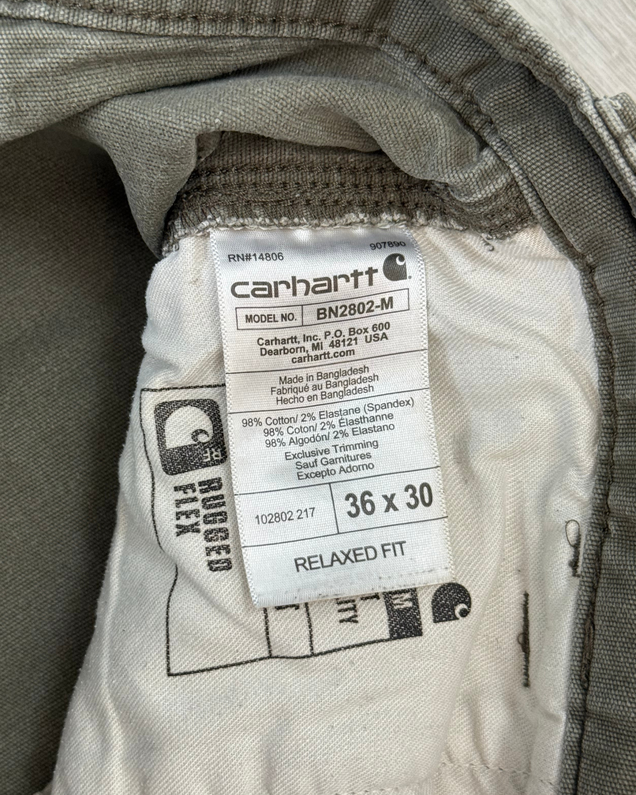 
                  
                    Carhartt Distressed Double Knee Utility Work Pants - Size 36x29
                  
                