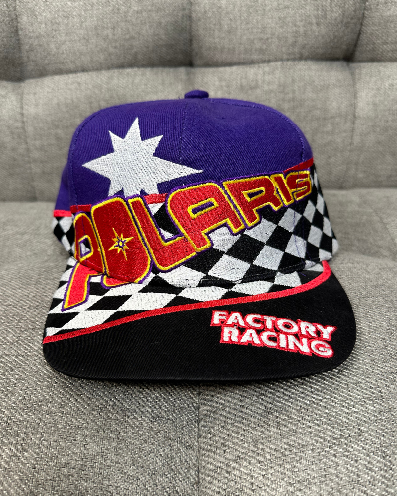 
                  
                    Vintage 90's Polaris Factory Racing Snap Back Hat
                  
                