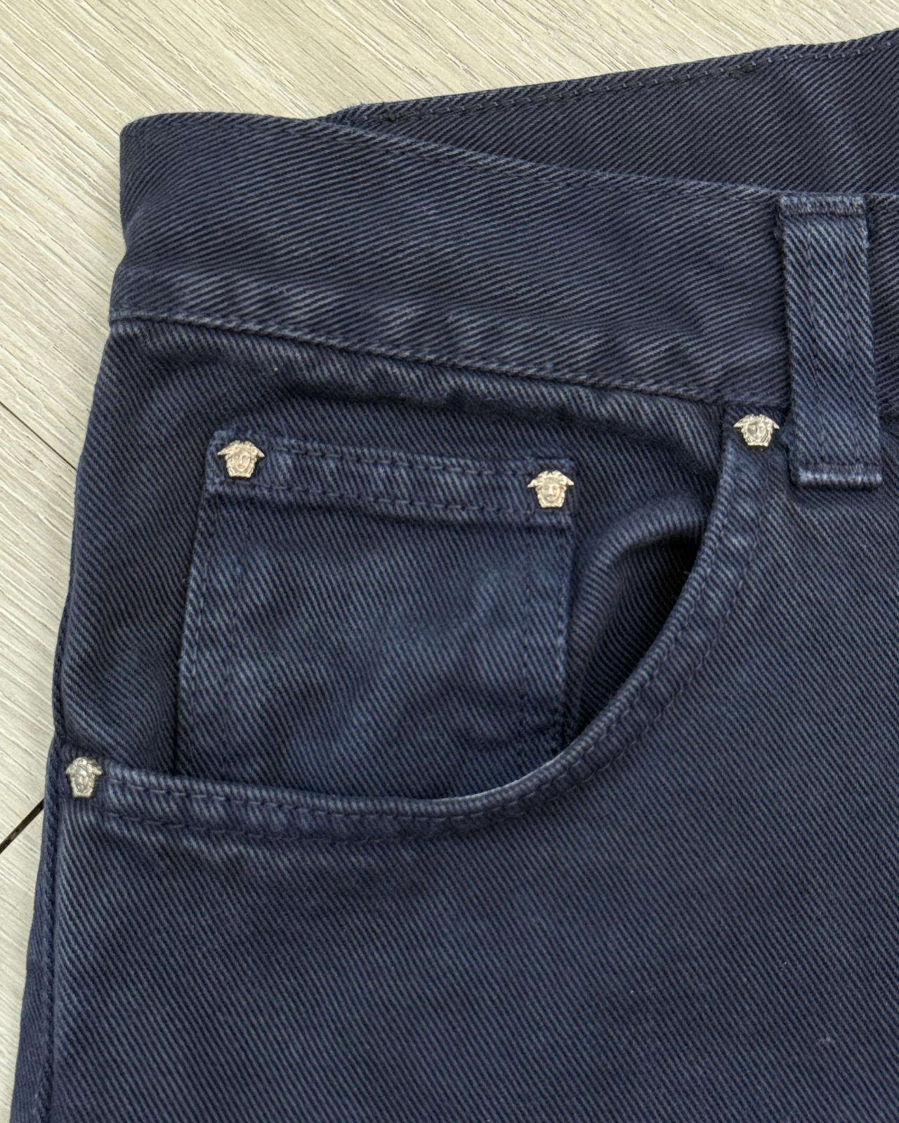 
                  
                    Vintage Versace Jeans Couture Navy Blue Jeans - Size 38x32
                  
                