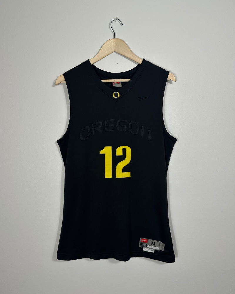 Vintage Nike University of Oregon Ducks Basketball Jersey - Size M