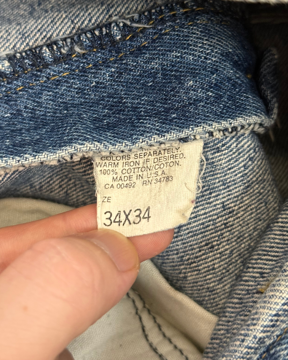 Vintage 80's Lee Rider Straight Leg Jeans - Size 32x33 – eKONIQ