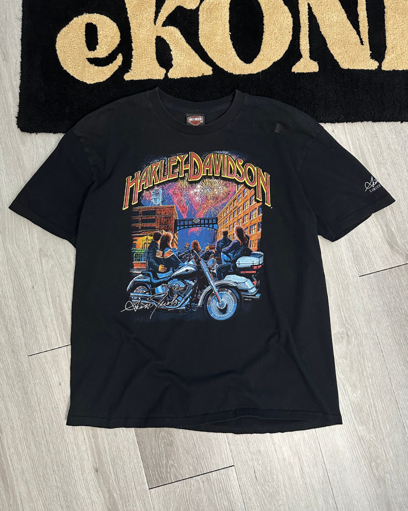 
                  
                    Rare '14 Harley Davidson Scott Jacobs Limited Edition Bengal Kolkata India T-Shirt - Size XL
                  
                