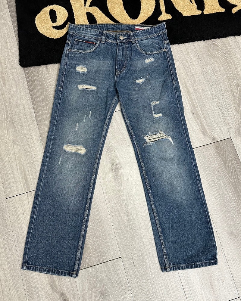 Vintage Tommy Hilfiger Distressed Jeans - Size 32x30