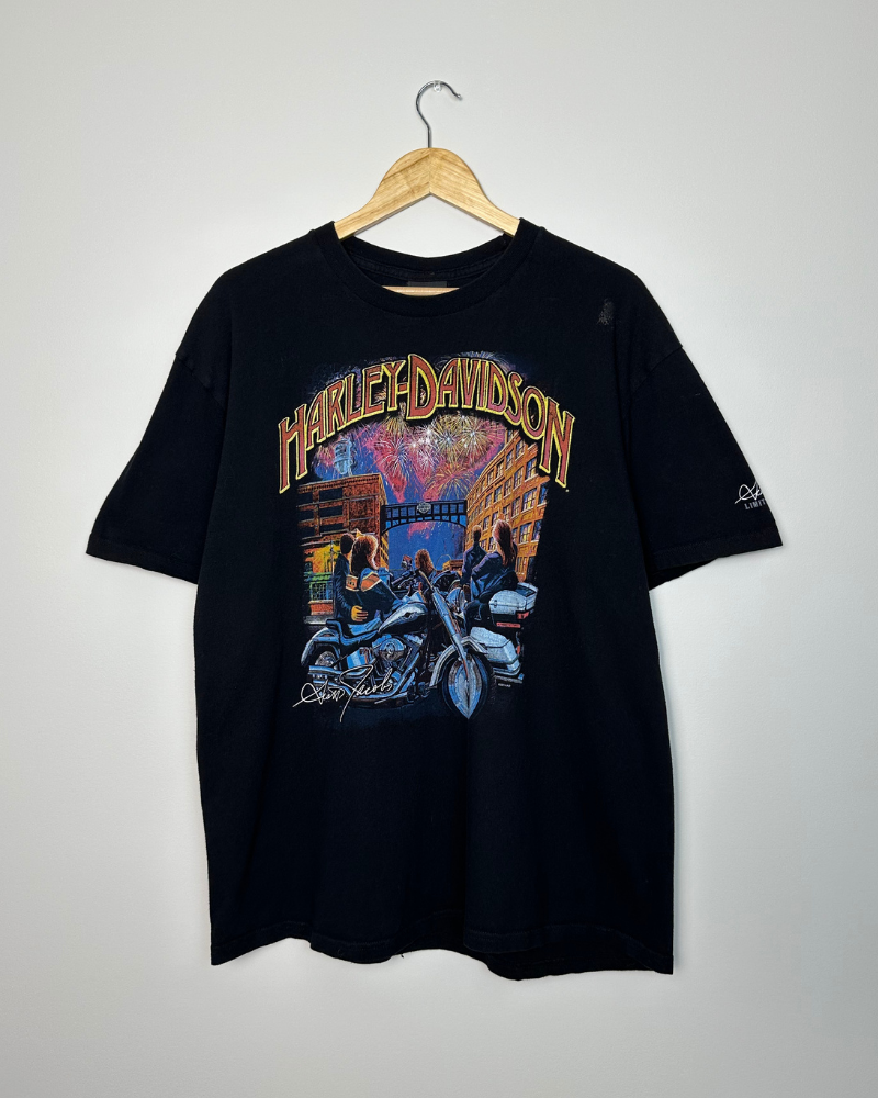 
                  
                    Rare '14 Harley Davidson Scott Jacobs Limited Edition Bengal Kolkata India T-Shirt - Size XL
                  
                