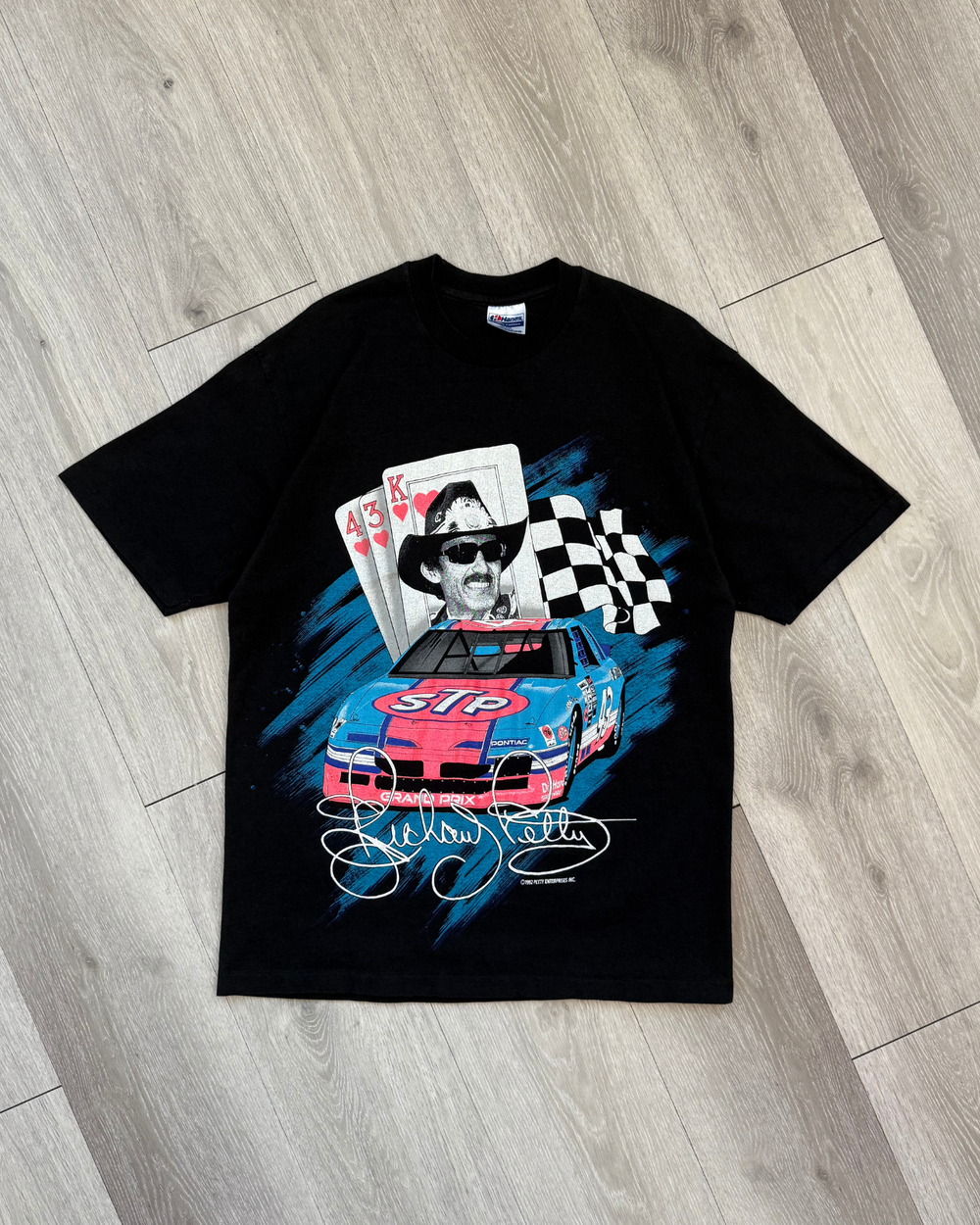 Vintage '92 Richard Petty NASCAR T-Shirt - Size XL