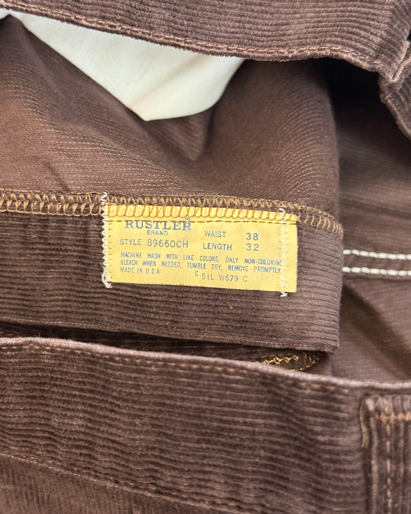 
                  
                    Vintage 70's Rustler Corduroy Bootcut Pants - Size 36x32
                  
                