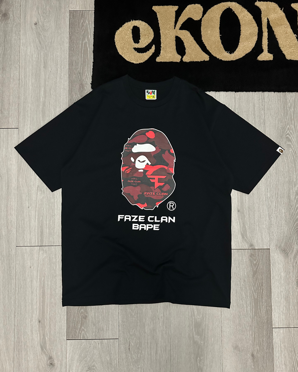 New - SS/23 BAPE x Faze Clan T-Shirt - Size 3XL