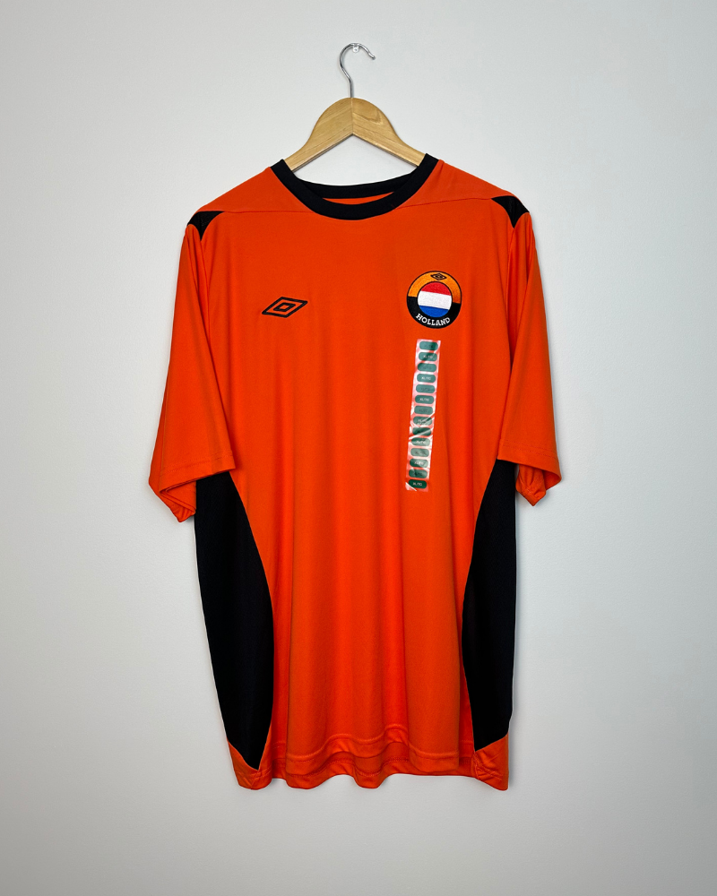 
                  
                    NWT - Vintage Umbro Netherlands Holland Blank Soccer Jersey - Size XL
                  
                