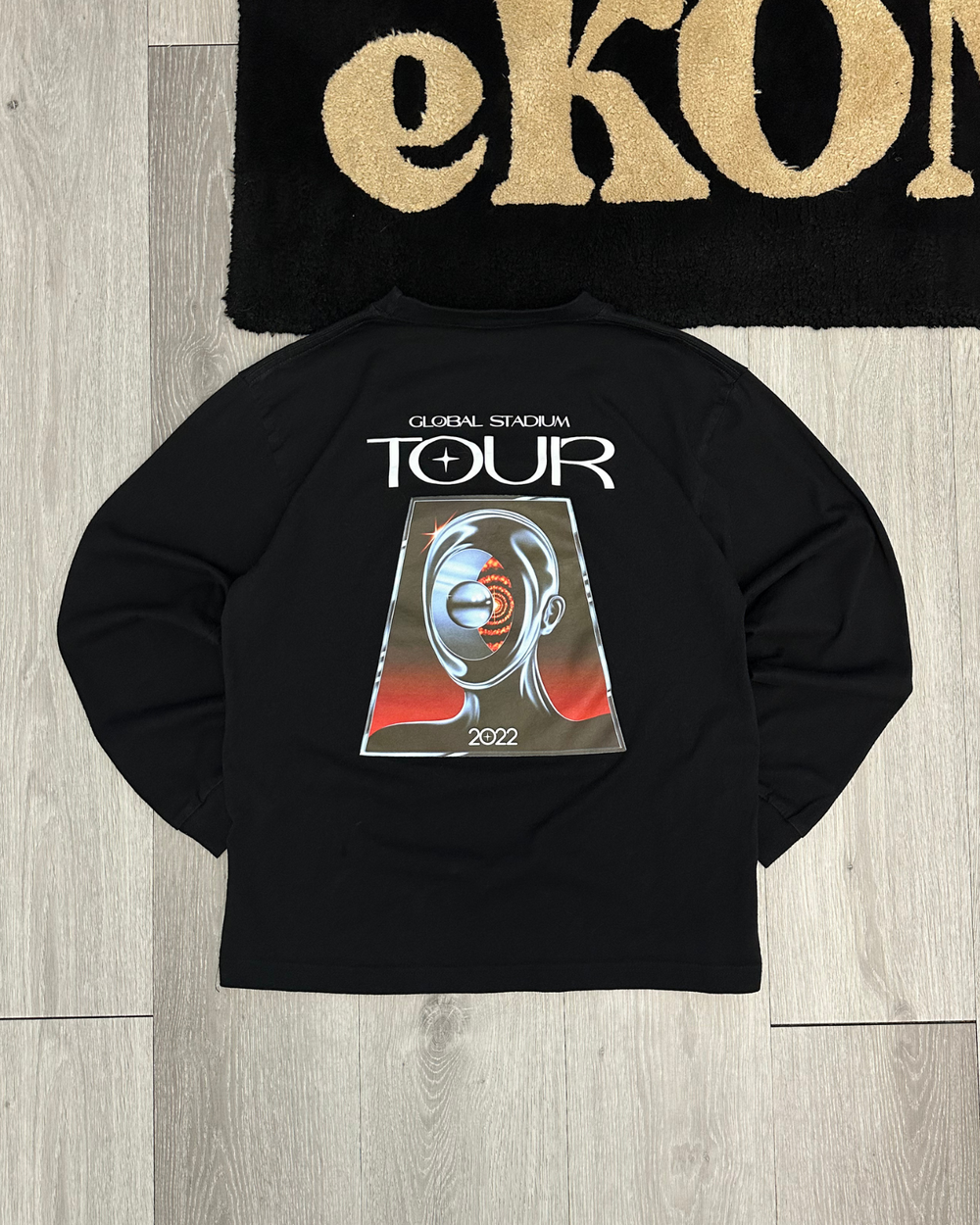 '22 XO The Weeknd After Hours Till Dawn Global Stadium Tour Long Sleeve T-Shirt - Size M