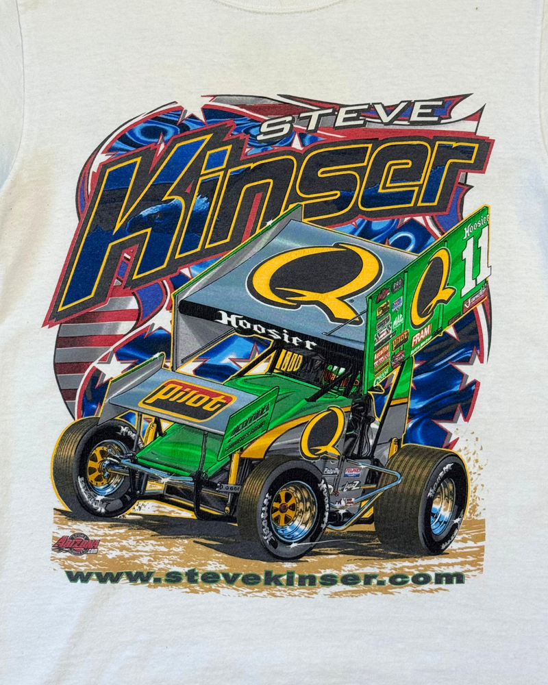 
                  
                    Rare Signed Steve Kinser Sprint Car Racing T-Shirt - Size S
                  
                