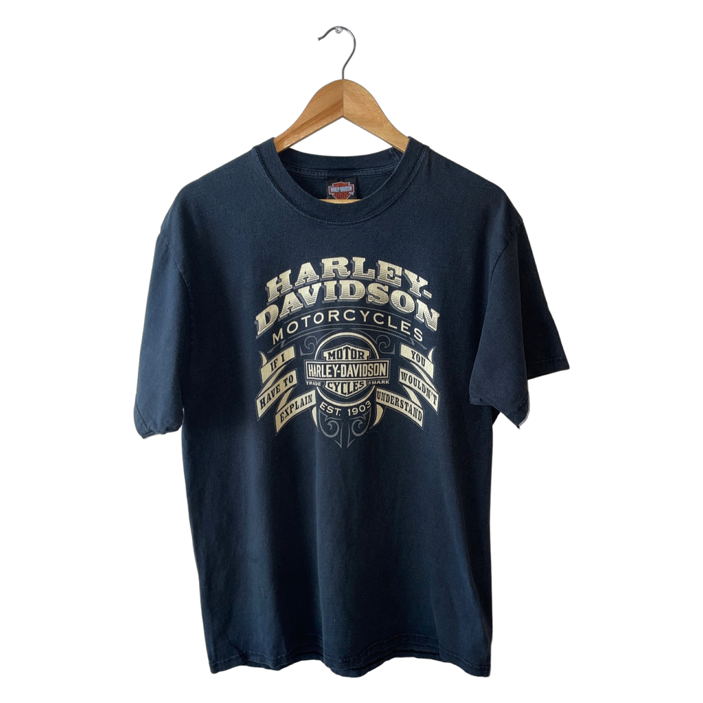 Vintage '10 Harley Davidson Motorcycles T-Shirt - Size L