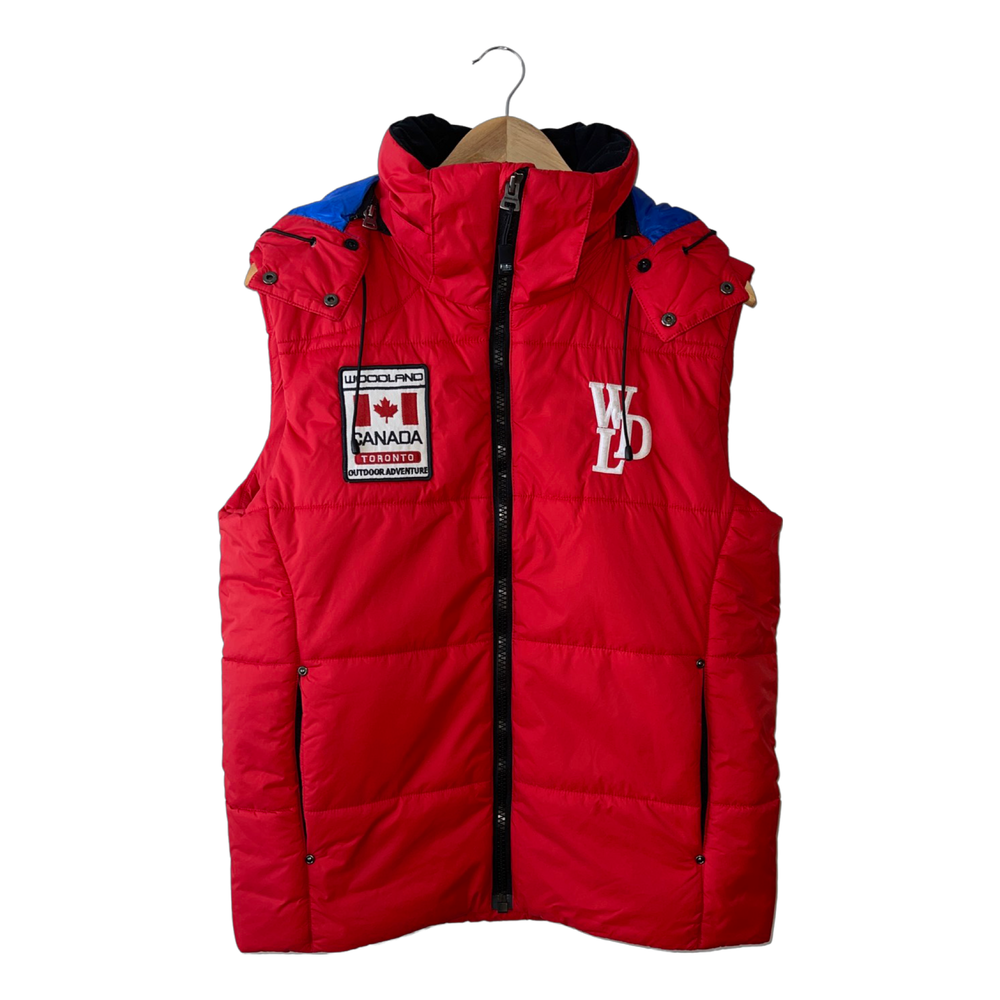 Buy Mast & Harbour Red Sleeveless Puffer Jacket - Jackets for Women 1357885  | Myntra