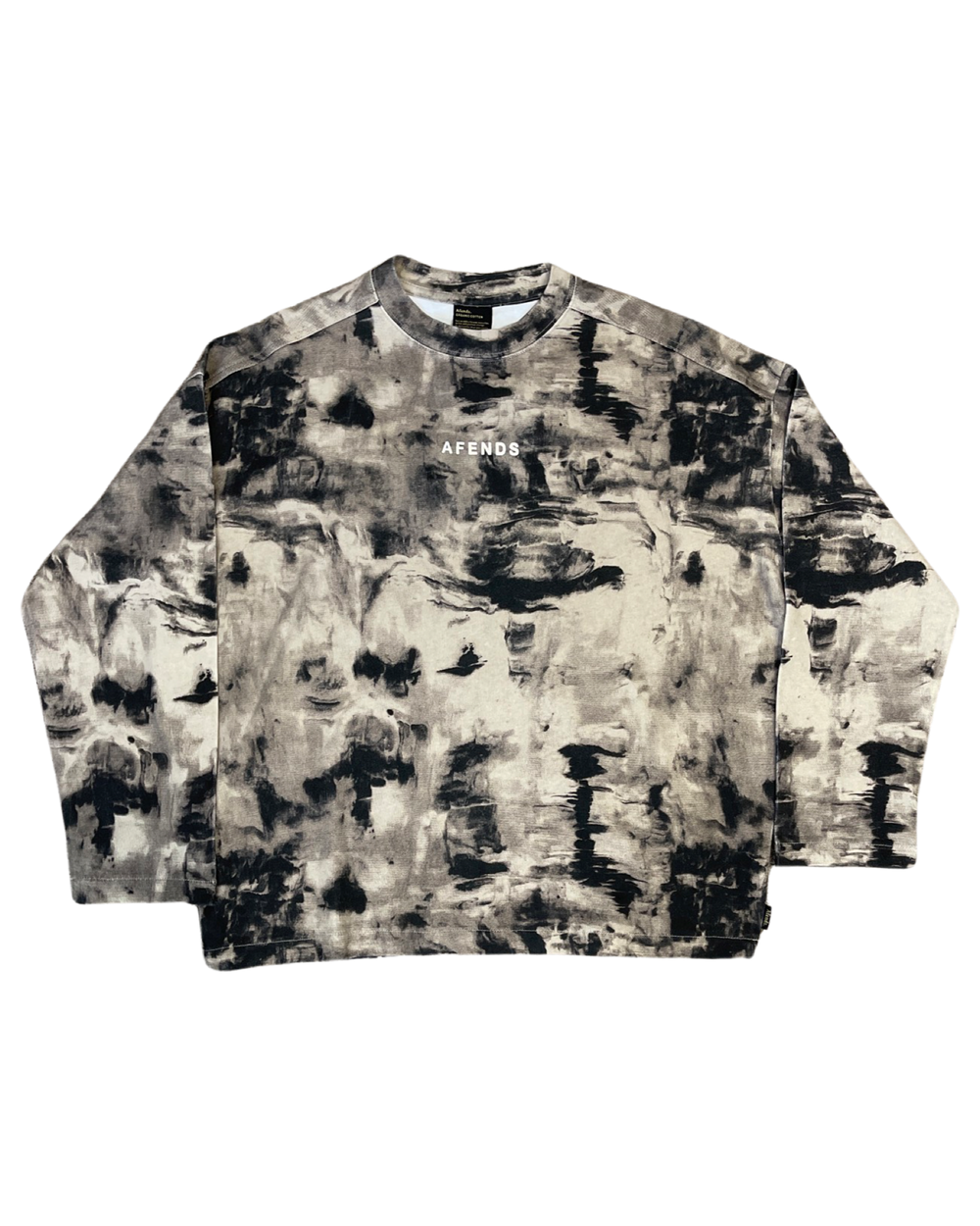 Real Time Organic Weighted Crew Neck - Bone