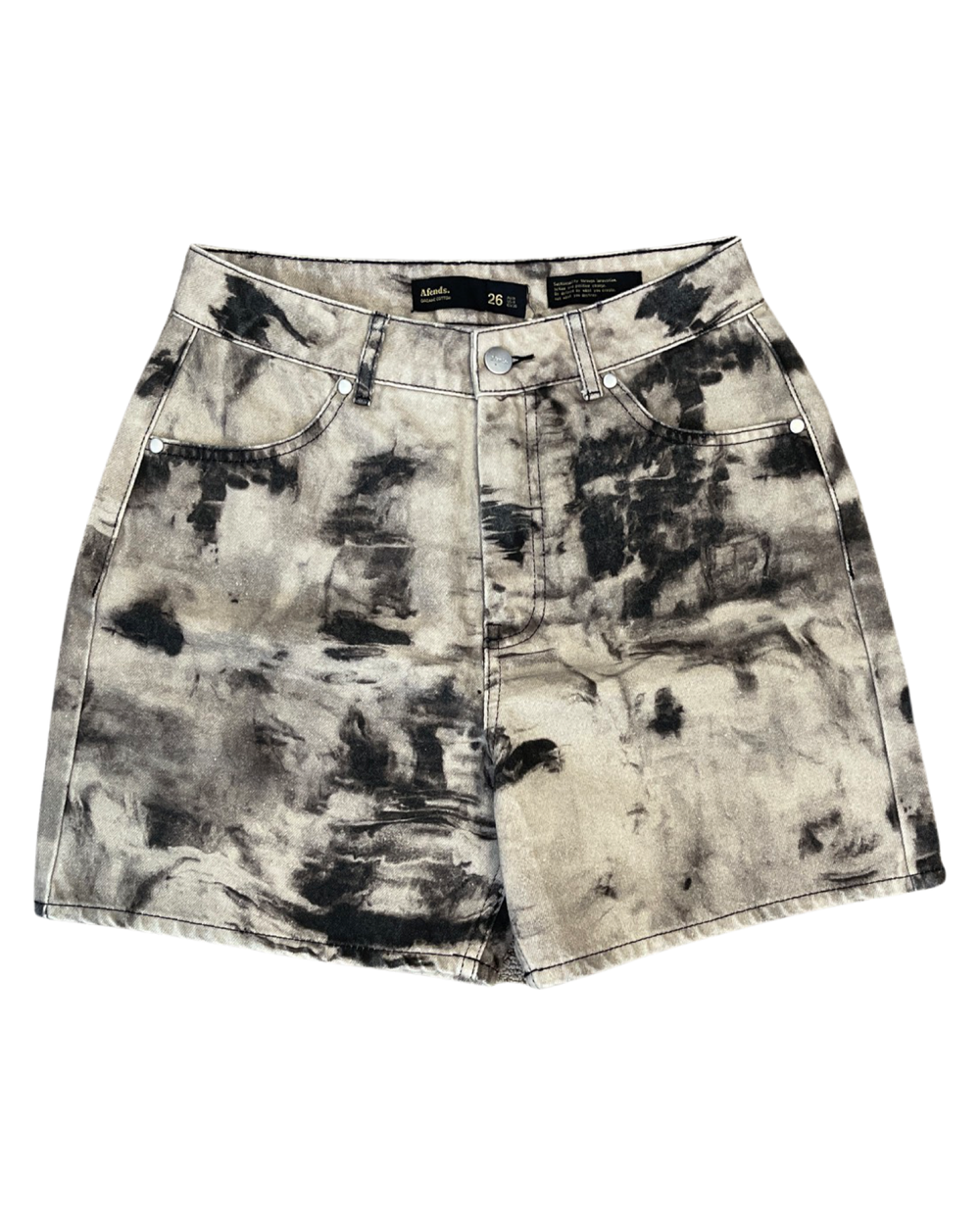 Shelby - Organic Denim Washed Short / Bone