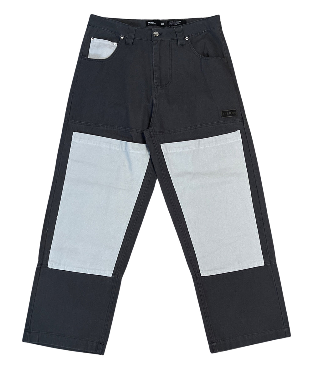 Foreword - Unisex Organic Panelled Pants / Charcoal